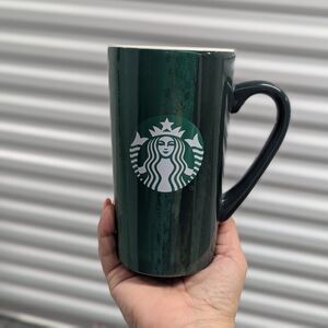 Starbucks Ceramic Green Red Purple 16 fl.oz Grande‎ Coffee Cup